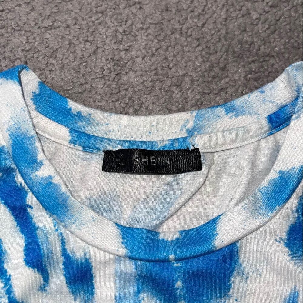 L/XL - Tie-Dye GOOD VIBES short sleeve Shein t-shirt Top - Picture 2 of 2